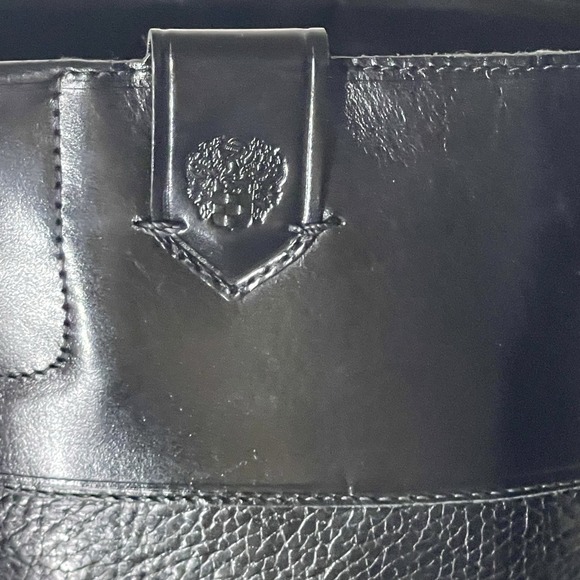 Vince Camuto VC-Selpisa Tall Black Boots Smooth+Textured Leather Women's Sz 7.5M - Picture 3 of 9